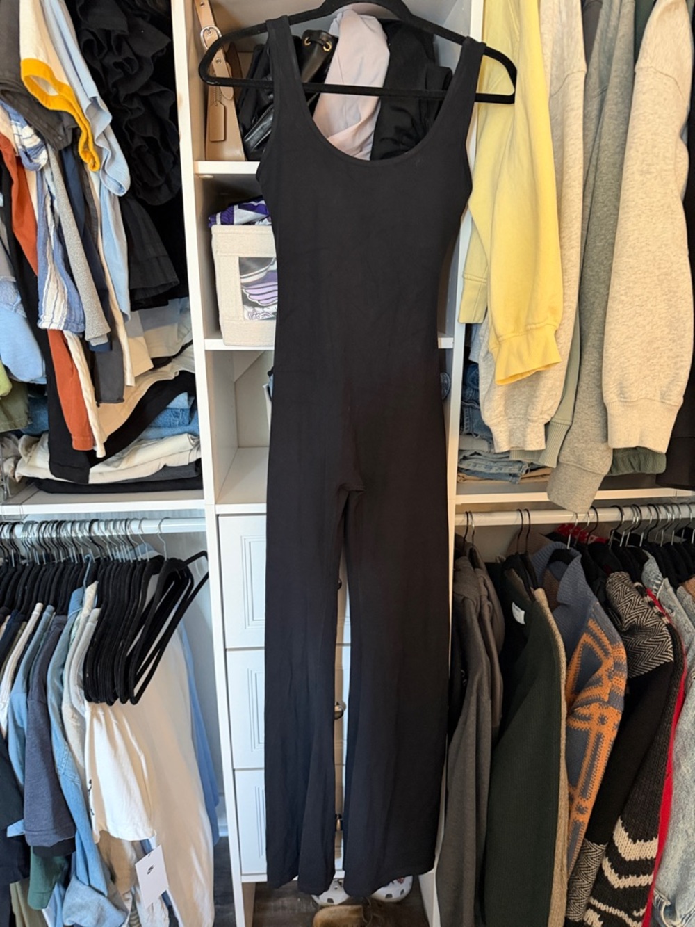 Black Sleeveless Wide-Leg Jumpsuit - Timeless Everyday One-Piece